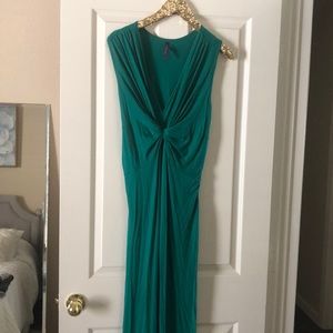 Seraphine Maternity green maxi dress